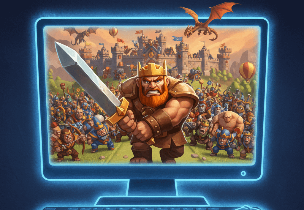 Clash of Clans Bilgisayardan Nasıl Oynanır?