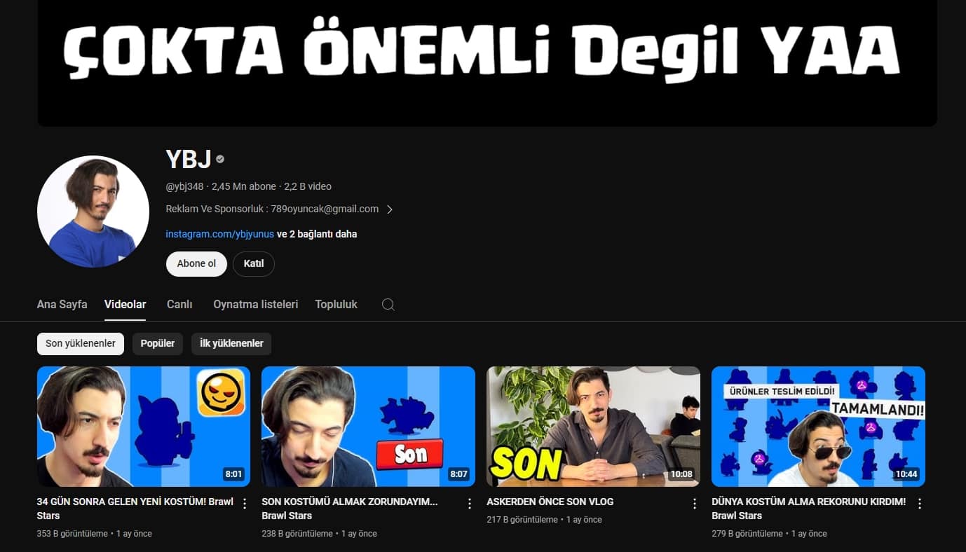 YBJ öldü mü? YouTuber YBJ neden video atmıyor, hasta mı?