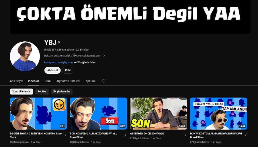 YBJ öldü mü? YouTuber YBJ neden video atmıyor, hasta mı?