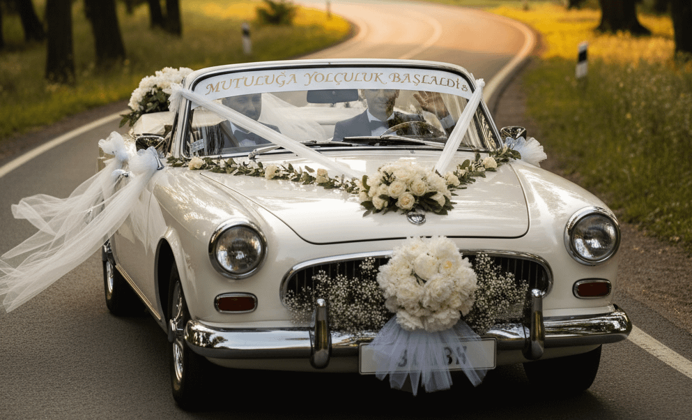 Gelin araba yazıları nelerdir? İşte gelin araba yazı örnekleri ve fikirleri